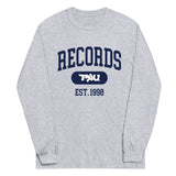 TRU Records Collegiate longsleeve (navy)
