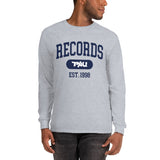 TRU Records Collegiate longsleeve (navy)