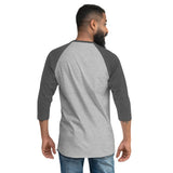 TRU Records Collegiate 3/4 sleeve raglan shirt (navy)