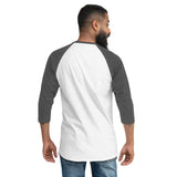 TRU Records Collegiate 3/4 sleeve raglan shirt (purple/gray)