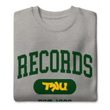 TRU Records Collegiate Sweatshirt (green/gold)