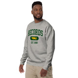 TRU Records Collegiate Sweatshirt (green/gold)