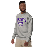 TRU Records Collegiate Sweatshirt (purple)