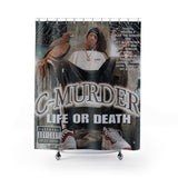 C-Murder "Life or Death" Shower Curtain — Rap Album Cover Bath Decor