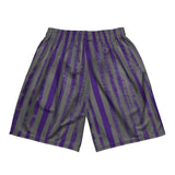 TRU striped mesh shorts (purple/gray)