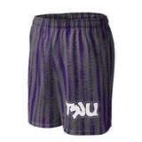 TRU striped mesh shorts (purple/gray)