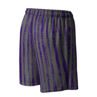 TRU striped mesh shorts (purple/gray)