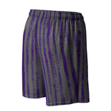 TRU striped mesh shorts (purple/gray)