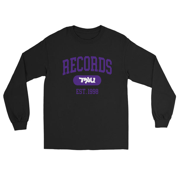 TRU Records Collegiate longsleeve (purple)