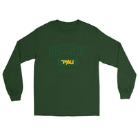 TRU Records Collegiate longsleeve (green/gold)