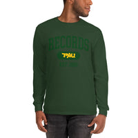 TRU Records Collegiate longsleeve (green/gold)