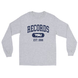 TRU Records Collegiate longsleeve (navy)