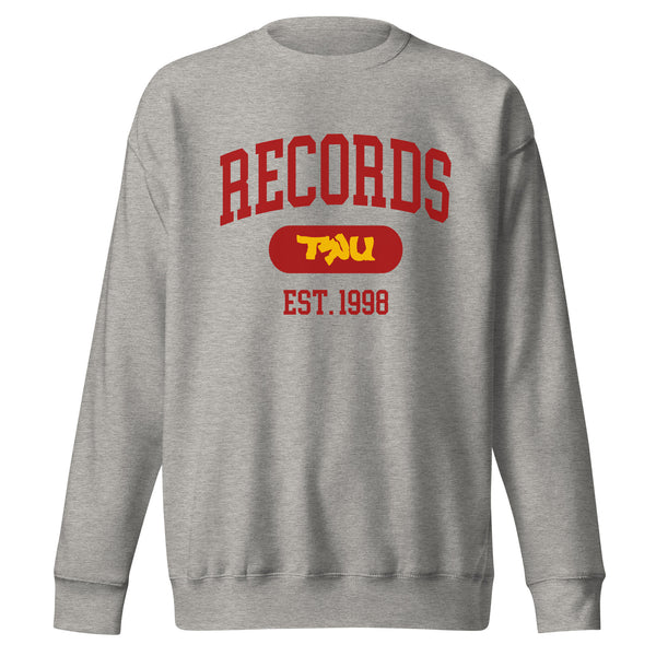 TRU Records Collegiate Sweatshirt (red/gold)