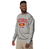 TRU Records Collegiate Sweatshirt (red/gold)